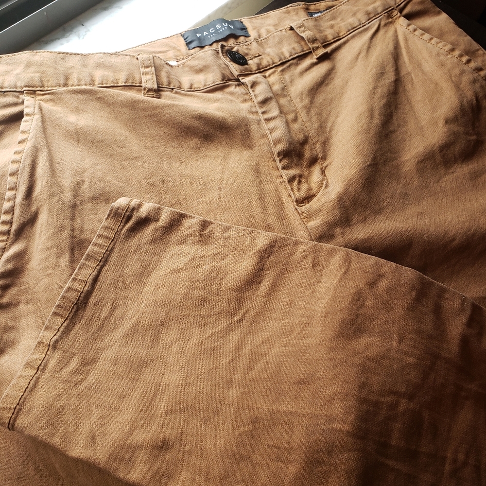 pacsun tan chinos